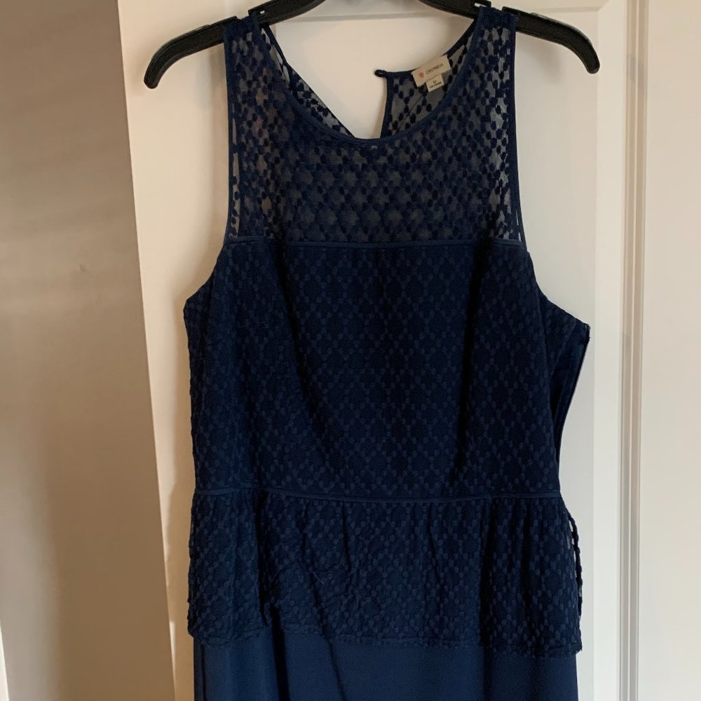 Dress- Navy Blue Cremieux